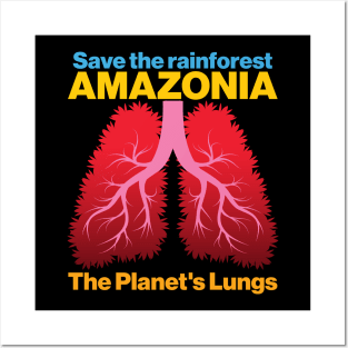 Save Amazonia Rainforest Posters and Art